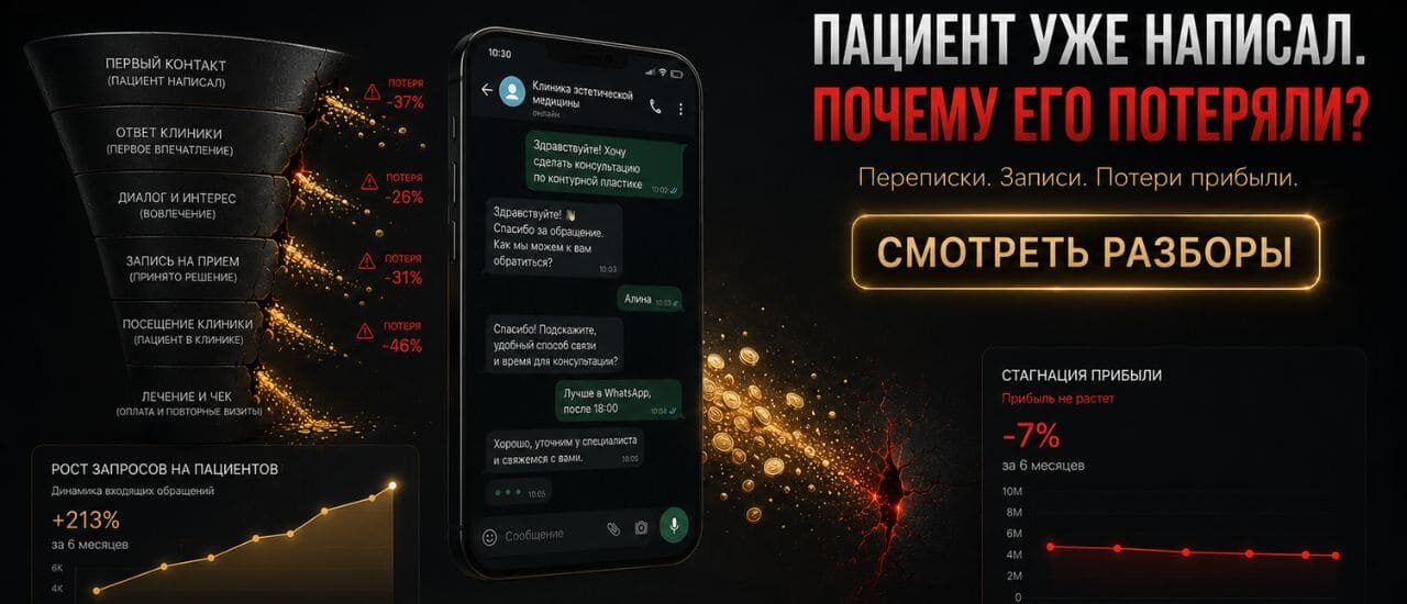 ПАЦИЕНТ УЖЕ НАПИСАЛ. ПОЧЕМУ ЕГО ПОТЕРЯЛИ?